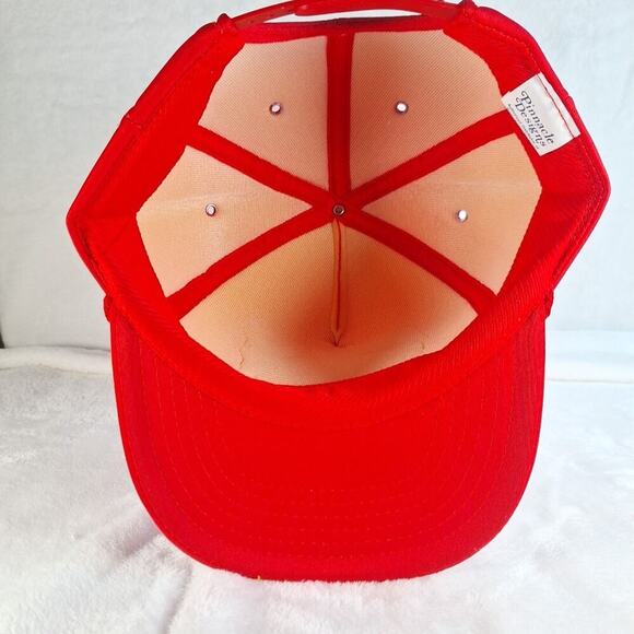 Vintage Union Pacific Full Foam Rope Trucker Hat Dead Stock Transplantation Red - Picture 7 of 10